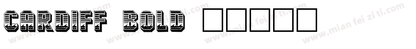 Cardiff Bold字体转换